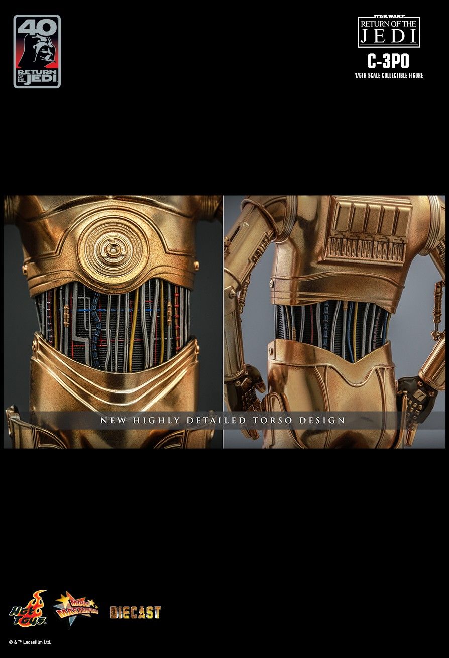 C-3PO - NEW PRODUCT: HOT TOYS: STAR WARS EPISODE VI: RETURN OF THE JEDI™ C-3PO™ 1/6TH SCALE COLLECTIBLE FIGURE 1712