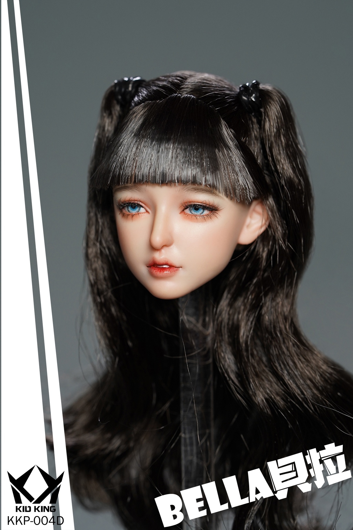 girl - NEW PRODUCT: KID KING - BELLA-eyelash transplant head sculpt (#KKP004, ABCD) 17133