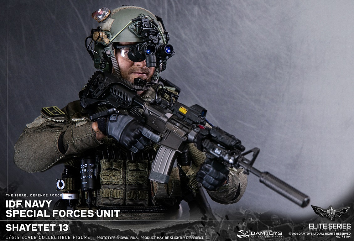 soldier - NEW PRODUCT: DAMTOYS - Israeli IDF Naval Special Forces-13th Commando #78104 17159