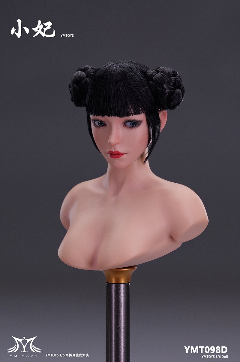 Runer - NEW PRODUCT: 1/6 Asian Female Head Sculpt Runer YMT097/ Concubine with Movable Eyes YMT098 17541010