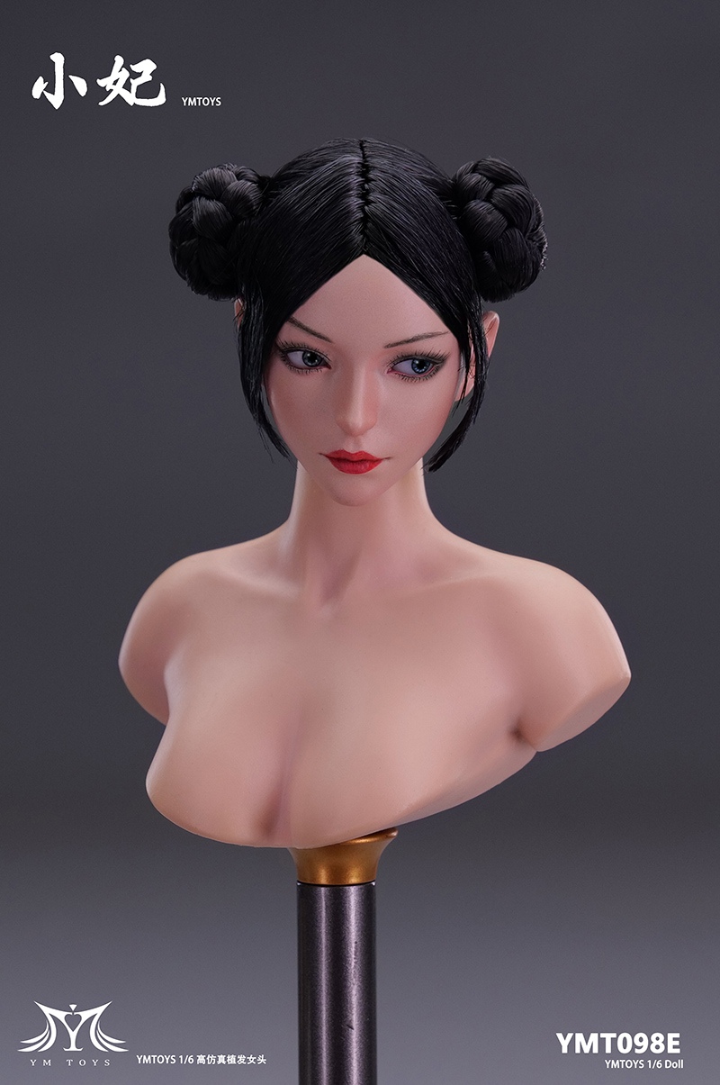 Runer - NEW PRODUCT: 1/6 Asian Female Head Sculpt Runer YMT097/ Concubine with Movable Eyes YMT098 17542110
