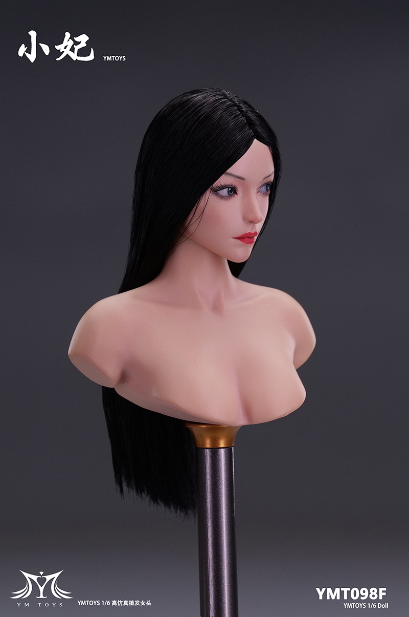 Female - NEW PRODUCT: 1/6 Asian Female Head Sculpt Runer YMT097/ Concubine with Movable Eyes YMT098 17542510