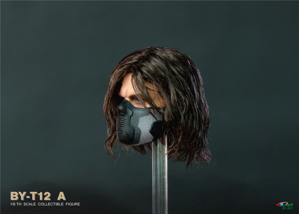 movie-based - NEW PRODUCT: By Art: T12 1/6 Scale Male Head Sculpt in 2 styles 17554412