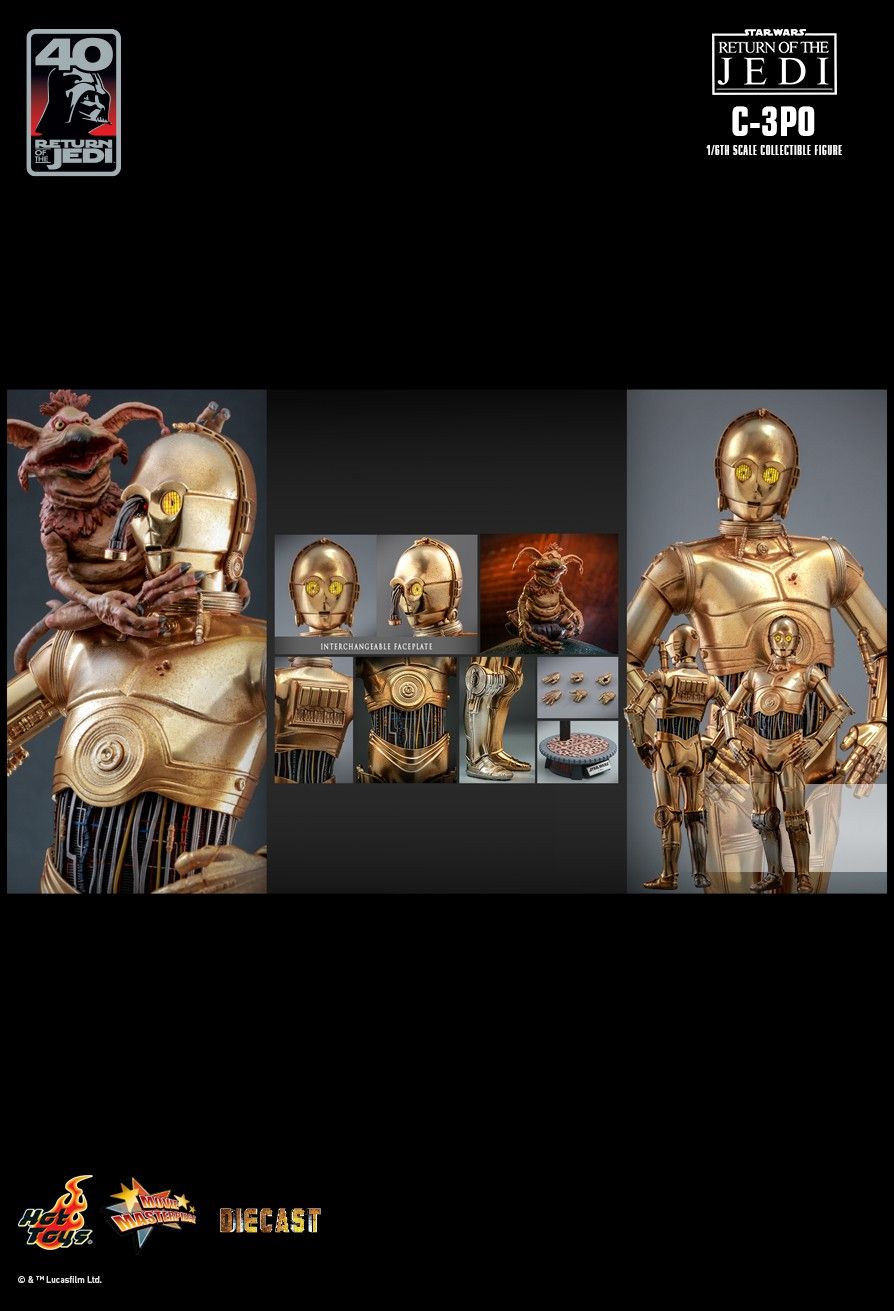 hottoys - NEW PRODUCT: HOT TOYS: STAR WARS EPISODE VI: RETURN OF THE JEDI™ C-3PO™ 1/6TH SCALE COLLECTIBLE FIGURE 1812