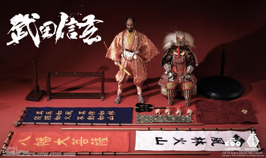 historical - NEW PRODUCT: COOMODEL: 1/6 Empire Legend - Tiger of Kai - Takeda Shingen Pure Copper Standard Edition EL012/Pure Copper Deluxe Edition EL013 18151210