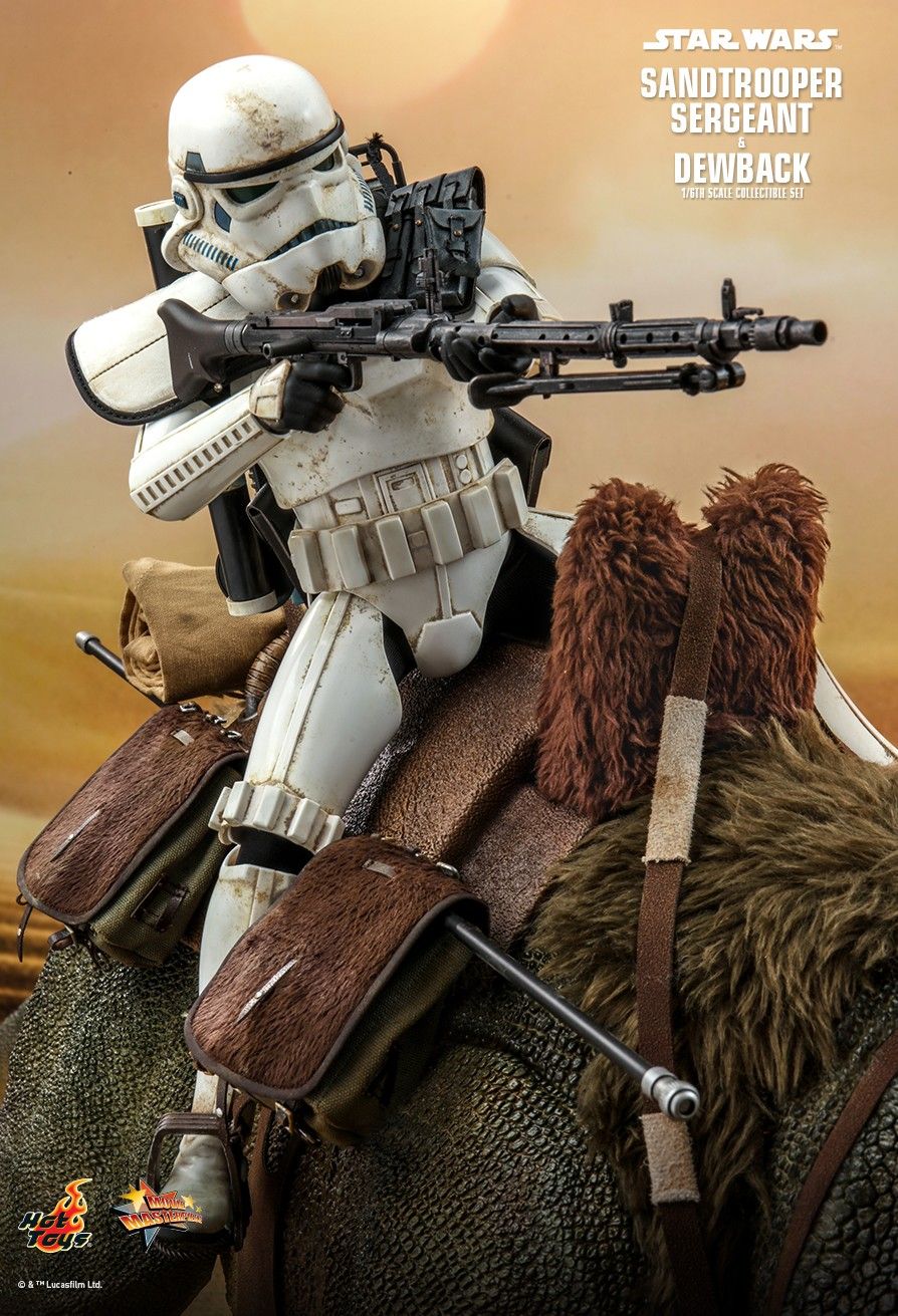 newproduct - NEW PRODUCT: HOT TOYS: STAR WARS EPISODE IV : A NEW HOPE™ SANDTROOPER SERGEANT™ & DEWBACK™ 1/6TH SCALE COLLECTIBLE SET (& DIFFERENT OPTIONS OF SEPARATES) 182