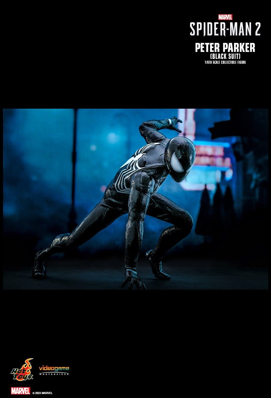 Spider-Man2 - NEW PRODUCT: HOT TOYS: MARVEL'S SPIDER-MAN 2: PETER PARKER (BLACK SUIT) 1/6TH SCALE COLLECTIBLE FIGURE 1840