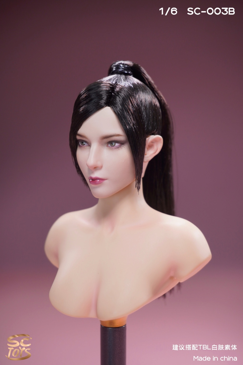 female - NEW PRODUCT: SCToys: 1/6 European and American head sculpture - LaLi - three hairstyles #SC003A/B/C 20570710