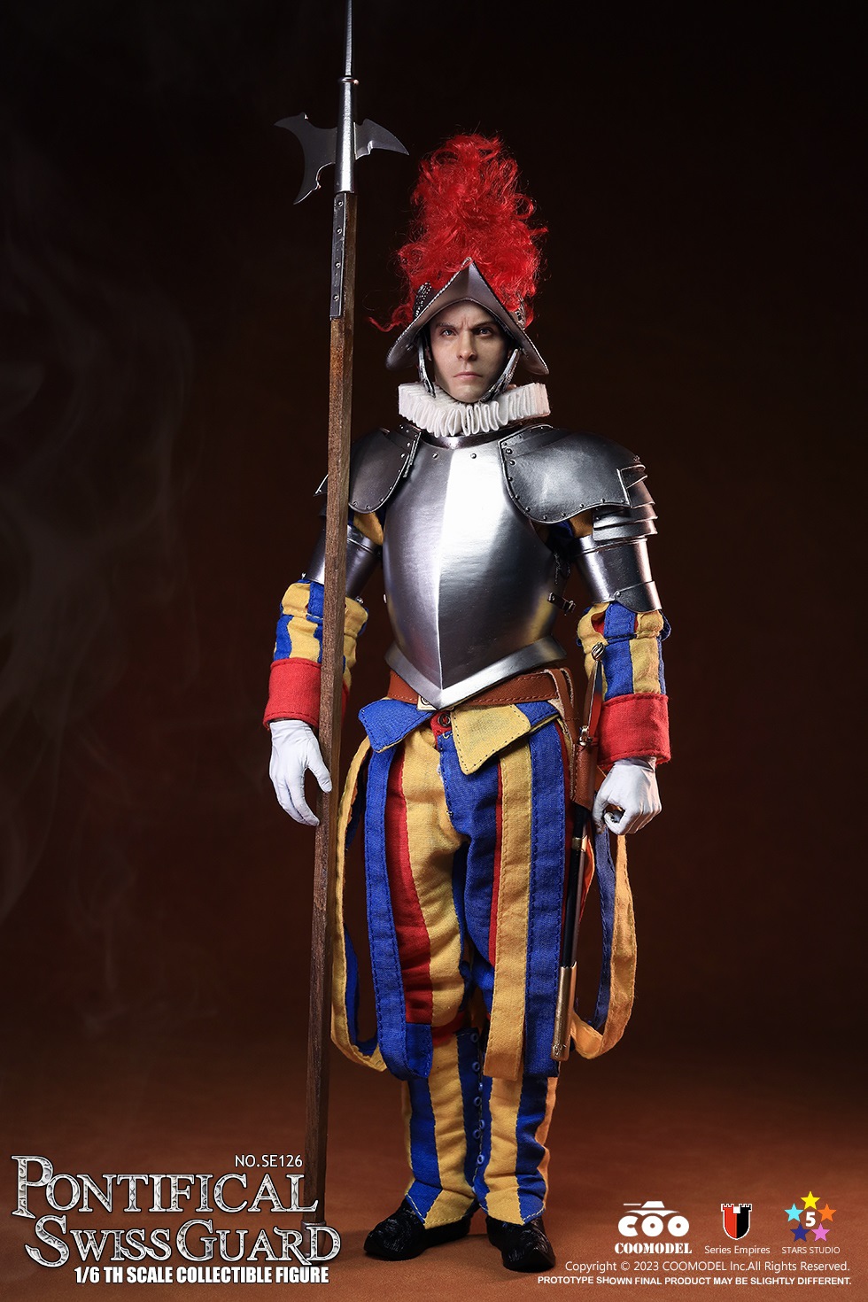 Historical - NEW PRODUCT: COOMODEL: 1/6 Empire Series - Pontifical Swiss Guard/Captain - Alloy Standard Edition/Pure Copper Collection Edition#SE126~SE129 21325010