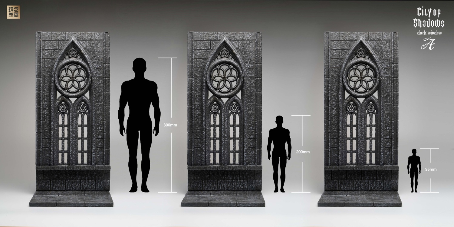 Diorama - NEW PRODUCT: ToysNest - City of Shadows Series - Hell Wall/Dark Window [4 styles] 2277