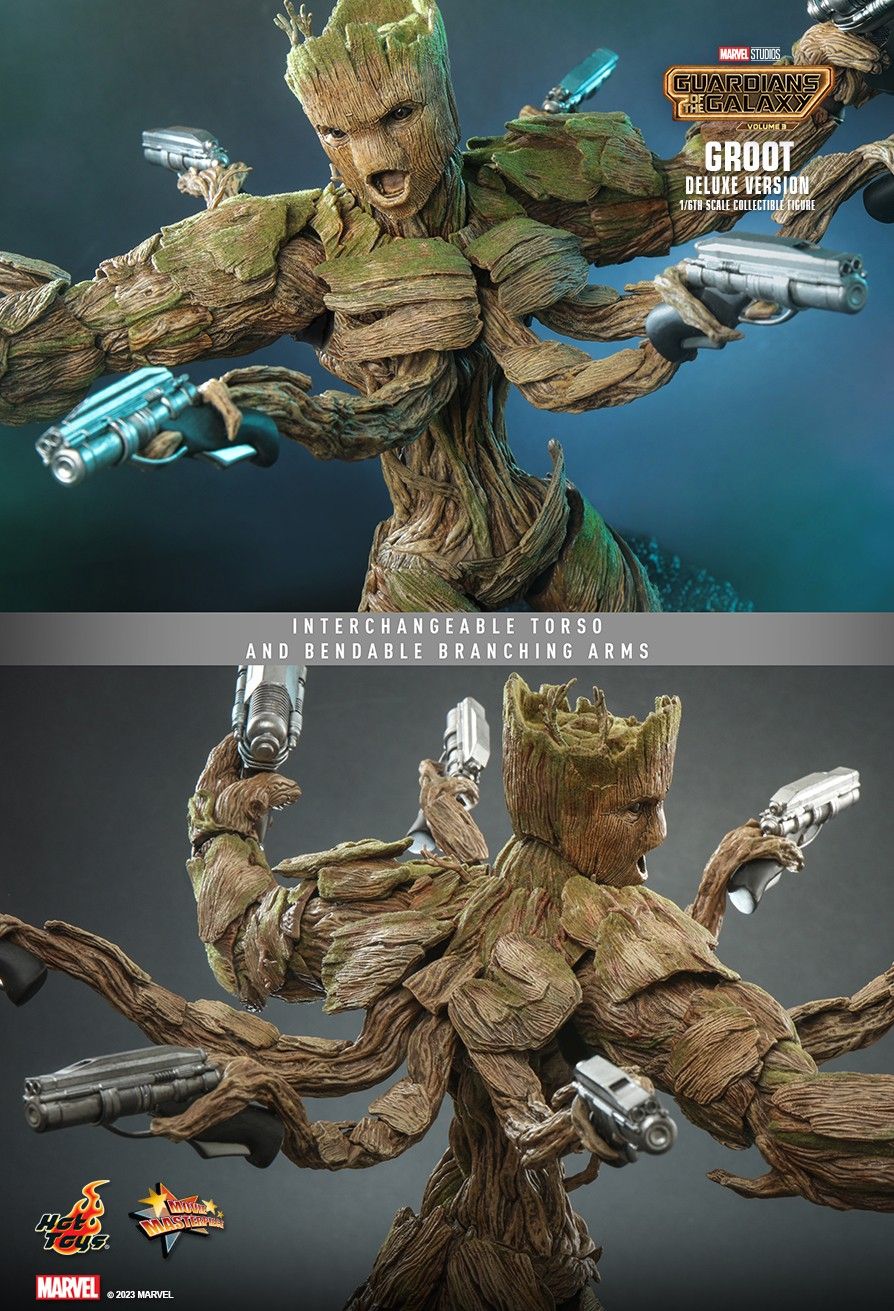 movie - NEW PRODUCT: HOT TOYS: GUARDIANS OF THE GALAXY VOL. 3 GROOT 1/6TH SCALE COLLECTIBLE FIGURE (STANDARD & DELUXE) 233