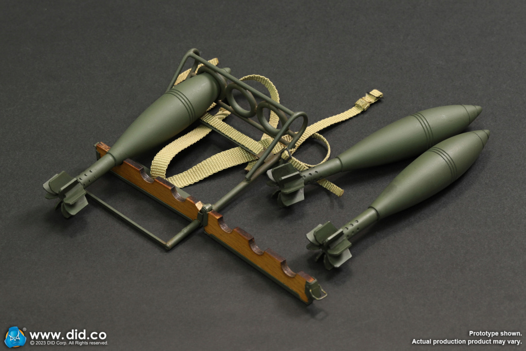 Granatwerfer42Mortar - NEW PRODUCT: DiD: E60074Y 1/6 WWII German 12cm Granatwerfer42 Mortar Sand & E60074G Green 2521