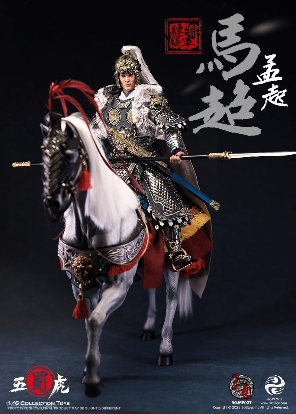 male - NEW PRODUCT: 303TOYS: 1/6 Three Kingdoms Series - Hussar General Ma Chao - Mengqi Pure Copper Standard Edition/Deluxe Edition/Li Shafei War Horse/Helmet 28520237
