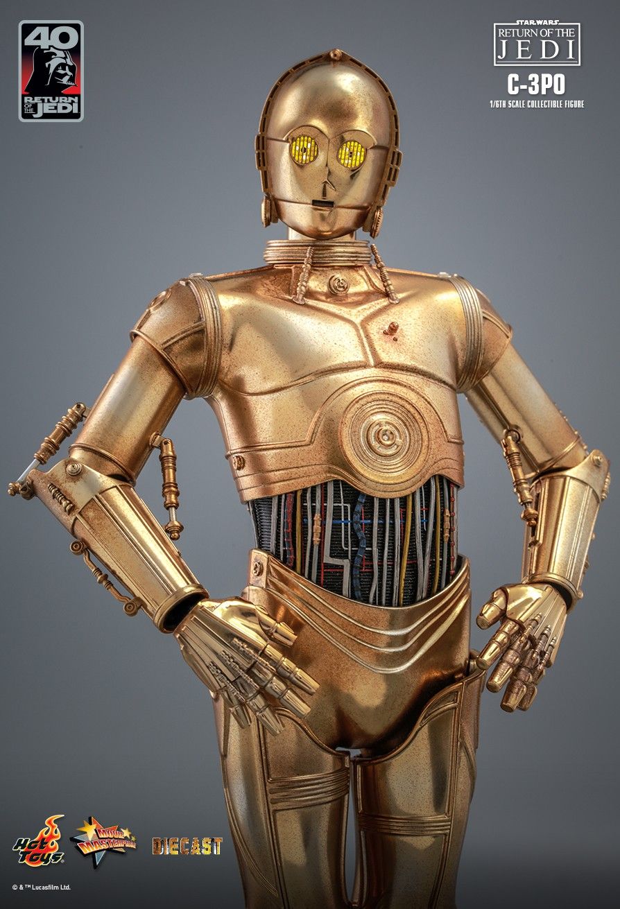 NEW PRODUCT: HOT TOYS: STAR WARS EPISODE VI: RETURN OF THE JEDI™ C-3PO™ 1/6TH SCALE COLLECTIBLE FIGURE 312