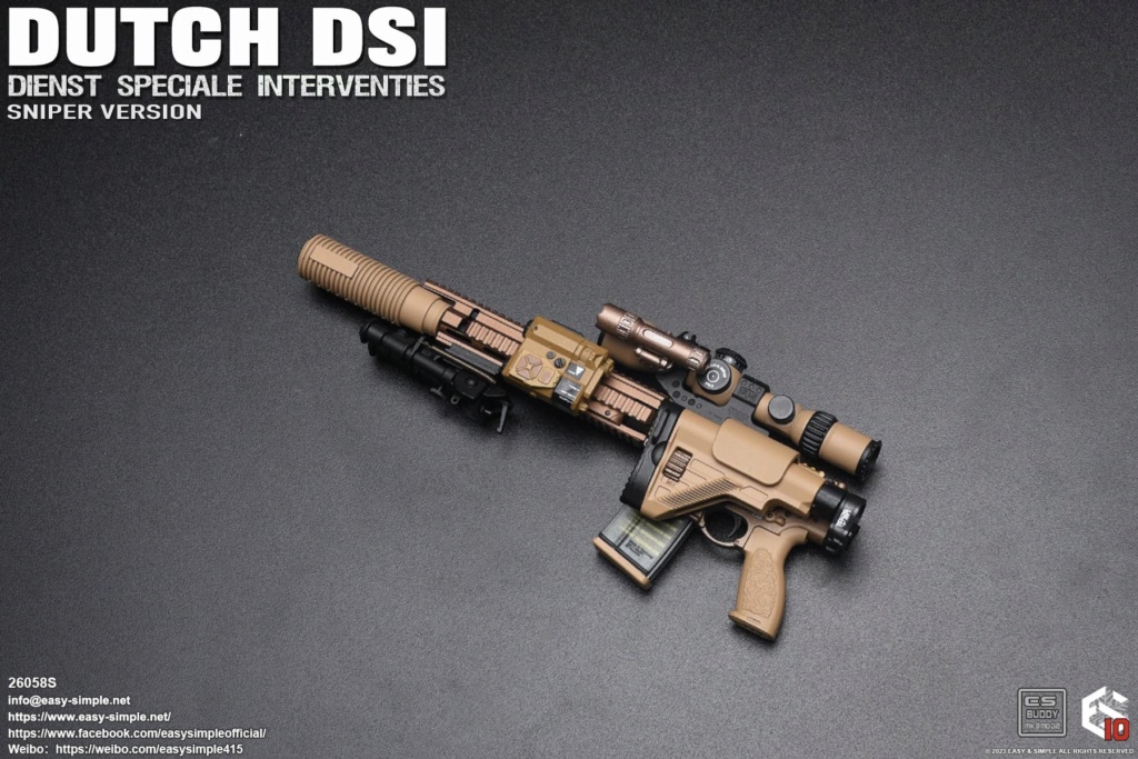 newproduct - NEW PRODUCT: Easy & Simple: 1/6 Dutch Dienst Speciale Interventies Sniper Version (ES 26058S) 36700310