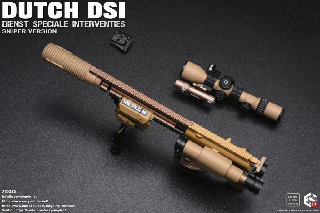 DienstSpecialInterventies - NEW PRODUCT: Easy & Simple: 1/6 Dutch Dienst Speciale Interventies Sniper Version (ES 26058S) 36743610