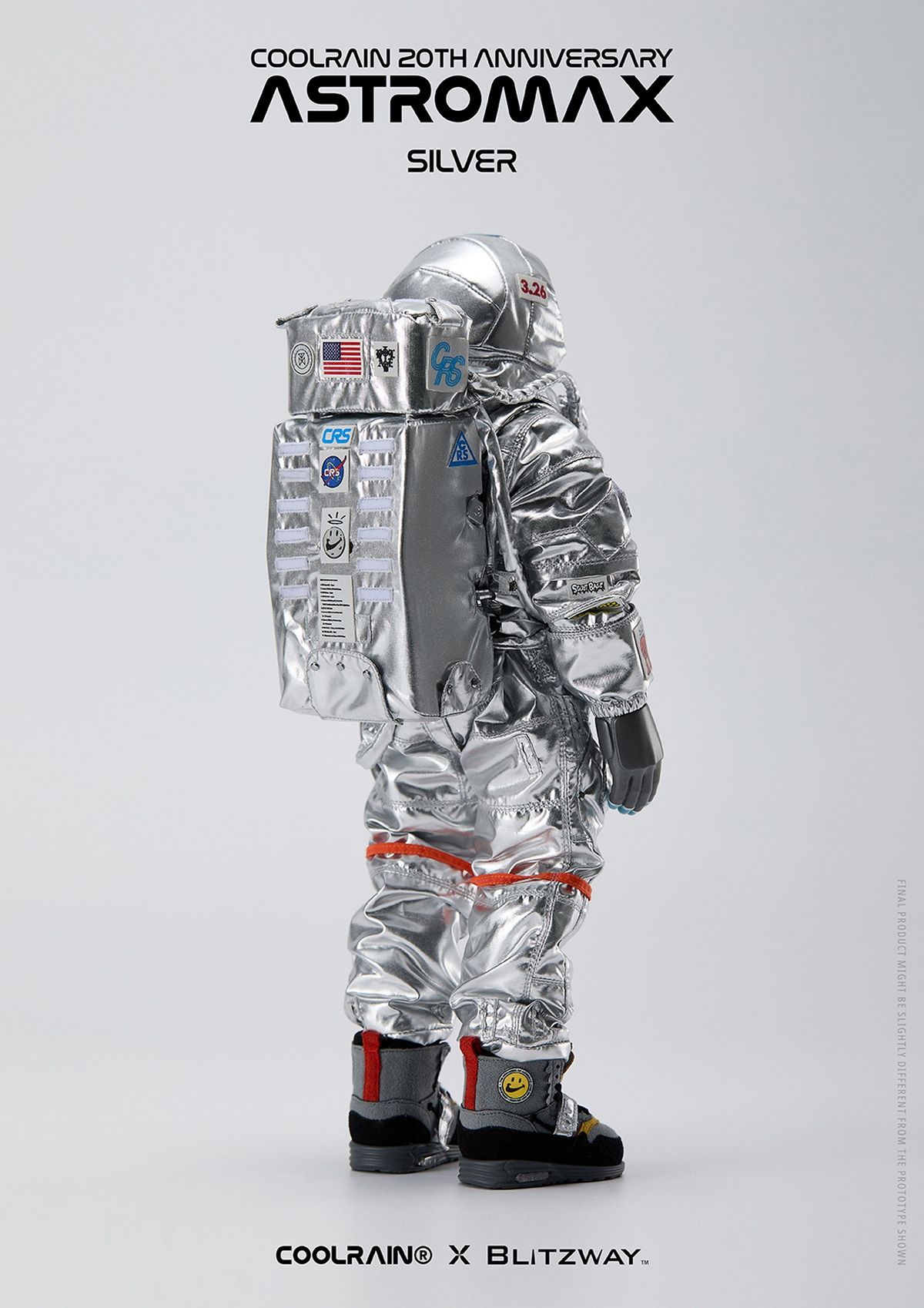 NEW PRODUCT: Coolrain x Blitzway - Astromax Astronaut [Black/White/Silver/Blue] 5216