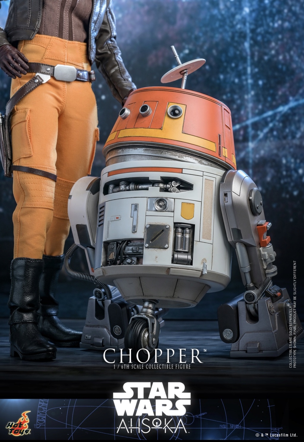 NEW PRODUCT: HOT TOYS: STAR WARS: AHSOKA™ CHOPPER™ 1/6TH SCALE COLLECTIBLE FIGURE 598