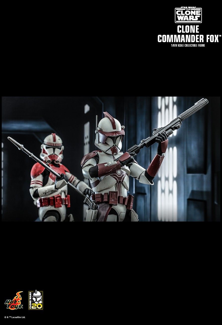 NEW PRODUCT: HOT TOYS: STAR WARS: THE CLONE WARS™ CLONE COMMANDER FOX™ 1/6TH SCALE COLLECTIBLE FIGURE 732
