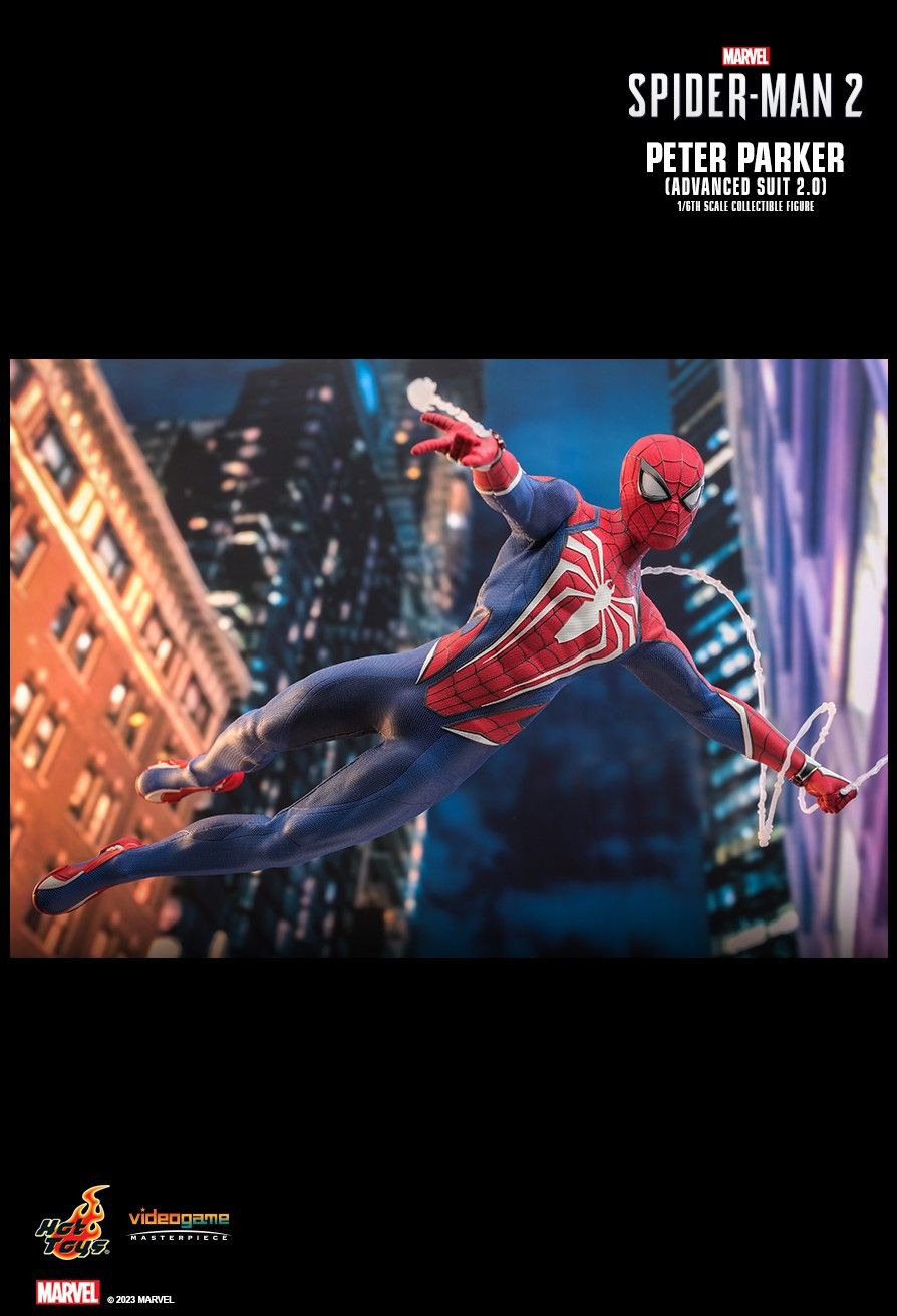 Spider-Man2 - NEW PRODUCT: HOT TOYS: MARVEL'S SPIDER-MAN 2: PETER PARKER (ADVANCED SUIT 2.0) 1/6TH SCALE COLLECTIBLE FIGURE 771