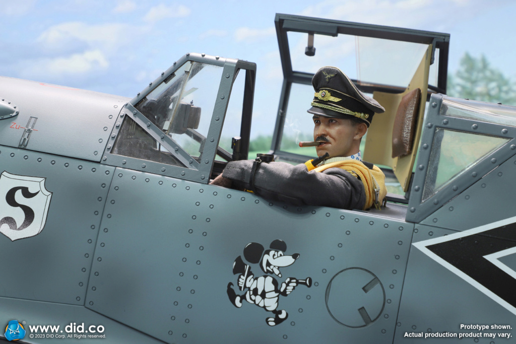accessory - NEW PRODUCT: DiD: 1/6 scale Bf 109 Cockpit (2 Versions: Grey Blue & Sand) E6006519