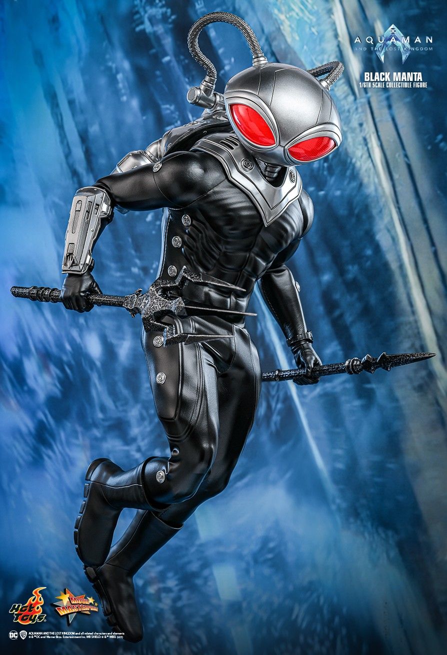 AquamanAndTheLostKingdom - NEW PRODUCT: HOT TOYS: AQUAMAN AND THE LOST KINGDOM: BLACK MANTA 1/6TH SCALE COLLECTIBLE FIGURE Pd170532