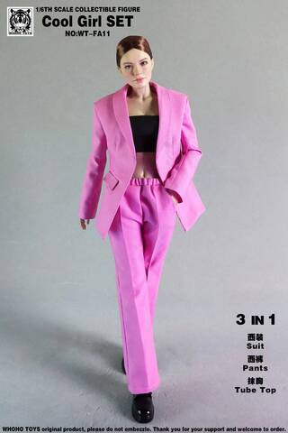 NEW PRODUCT: Six Super Star: 1/6 cool girl skirt suit/check  pants/functional suit female soldier costume