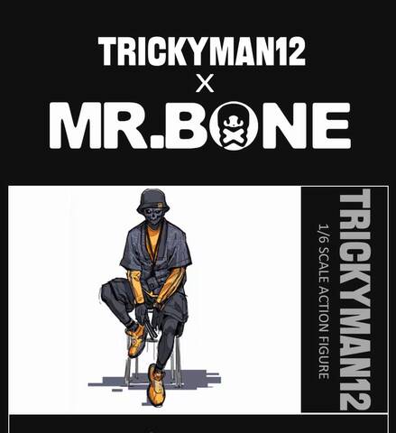 模元文化 × Trickyman12 1/6 Mr. BONE 限定 アクション