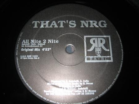 That's NRG - All Nite 2 Nite (12'' Vinil RE Productions RARE 12395) (ITA, 1995) 320K  ((Italodance Extremamente Rara!!!)  - [21/01/2024] 116