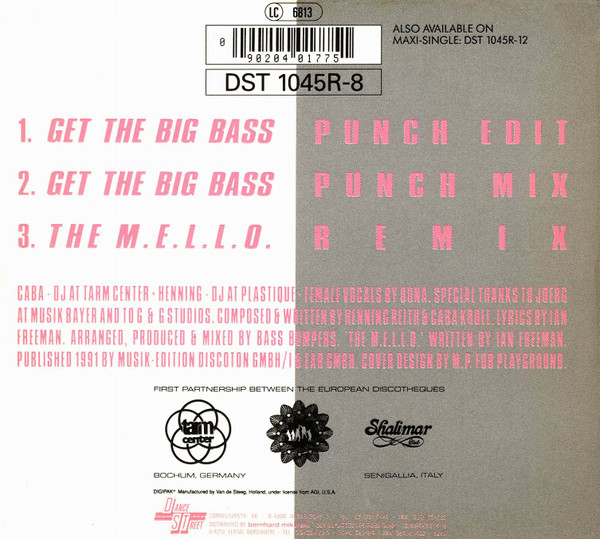 remix - Bass Bumpers - Get The Big Bass (Punch Mix) (Remix) (GER, 1991) (320K) Contra11