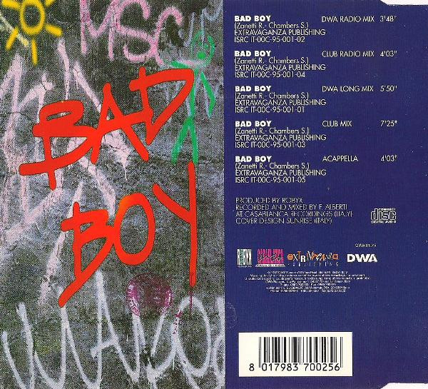 Sandy - Bad Boy (CDM, DWA (Dance World Attack) – DWA 01.75) (ITA, 1995) - [22/01/2024] Contra20
