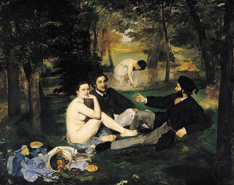 Manet Edouard, "Le déjeuner sur l'herbe" 1024px11