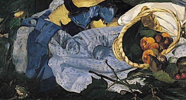 Manet Edouard, "Le déjeuner sur l'herbe" Grenou10