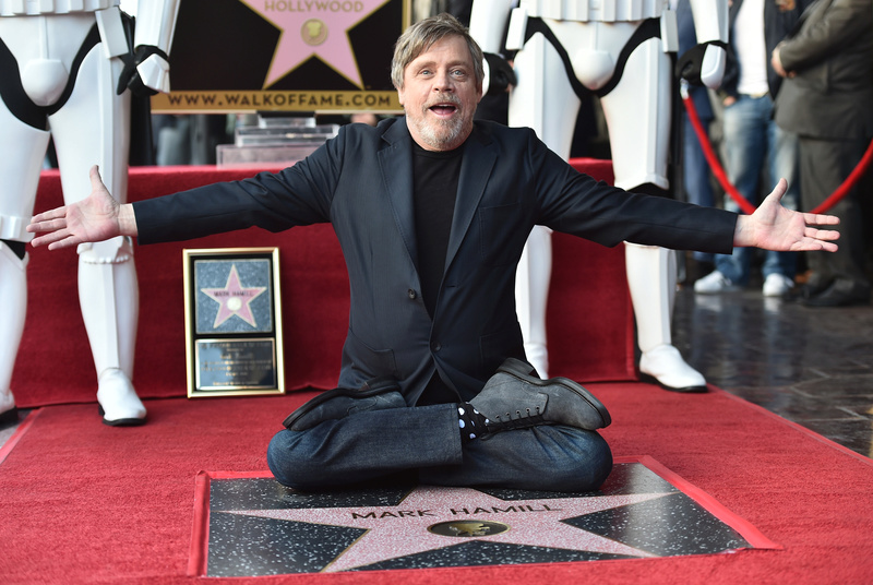 Mark Hamill a désormais son étoile sur le "walk of fame" d'Hollywood 77512811