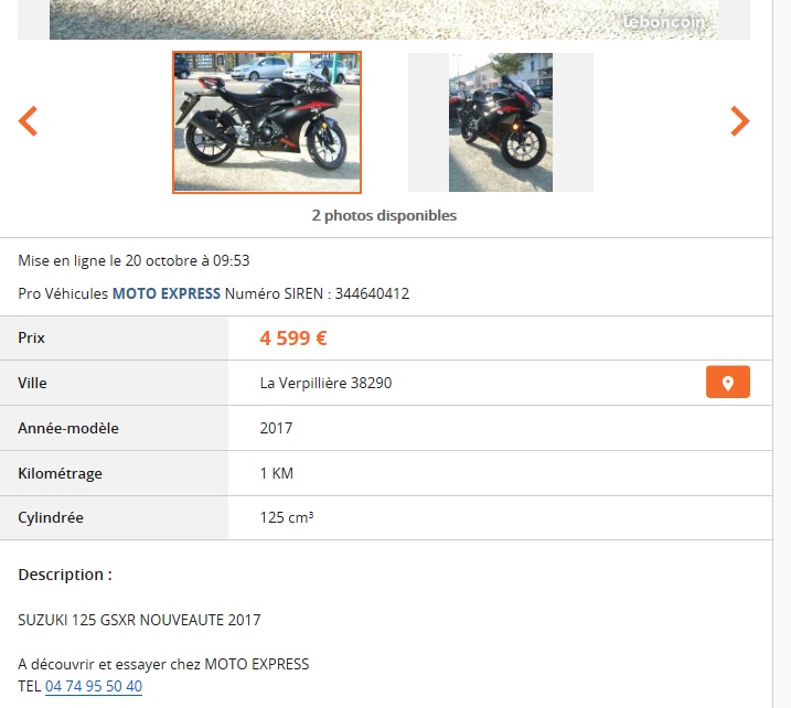 La GSXR 250 2017 au prix de la GSXR 125 ? Gsxr1210