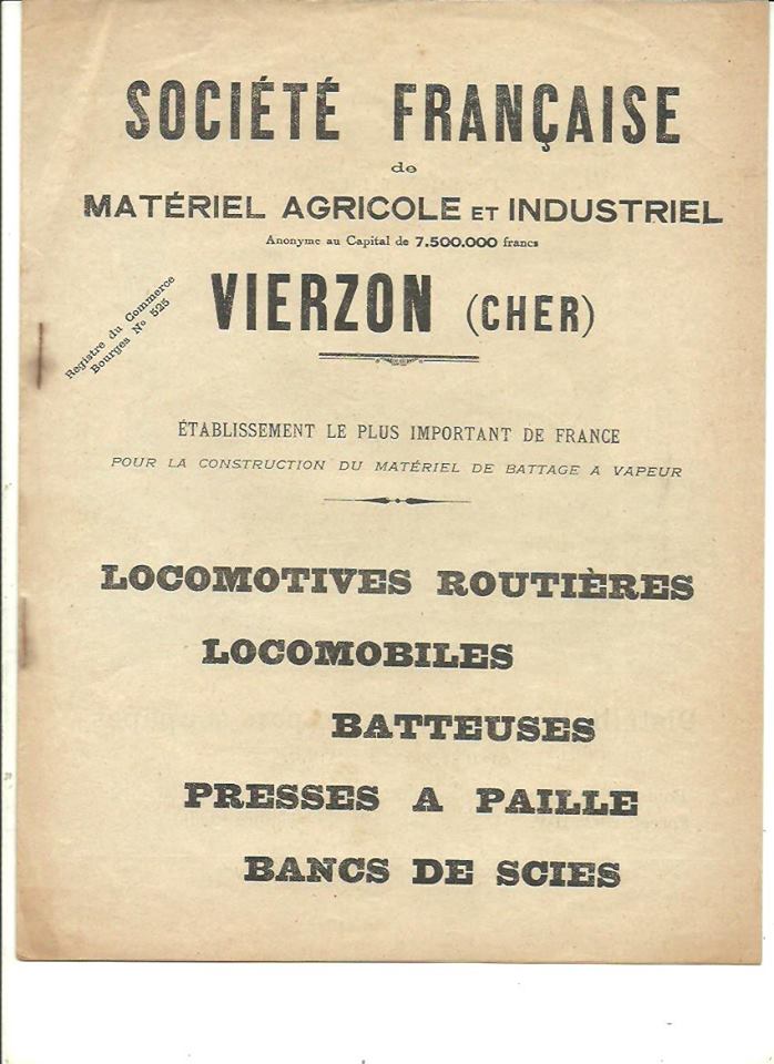 Sté Française de Vierzon....à toute vapeur - Page 2 111