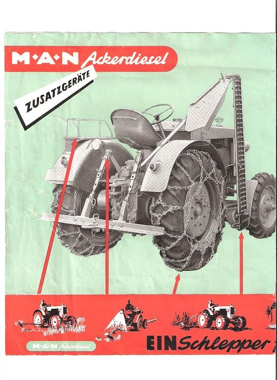 M.A.N. le spécialiste allemand du tracteur 4 roues motrices - Page 4 Man210
