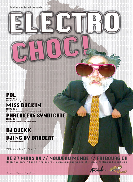 .: FEELING and SOUND ELECTROCHOC @ Nouveau Monde Fribourg :. Electr10