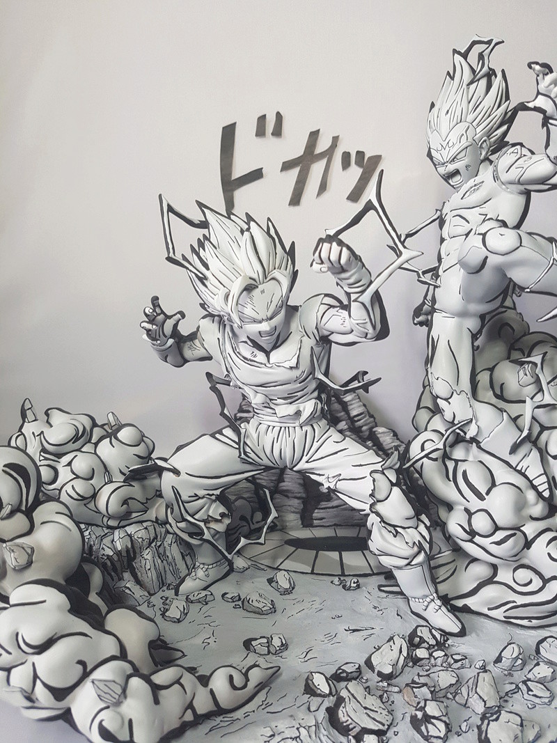 Goku vs Vegeta "manga case" 20170915