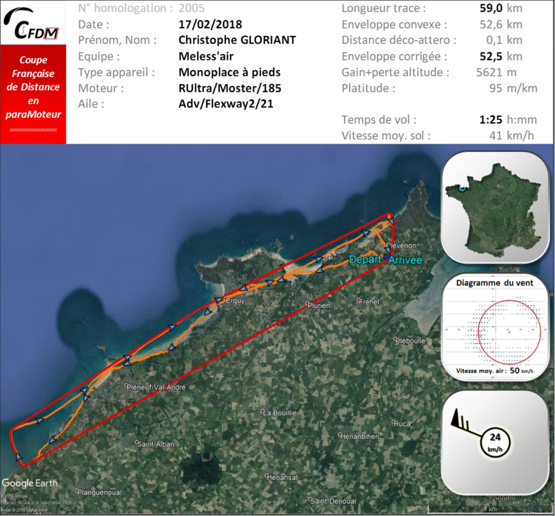 2005 - 17/02/18 - Christophe GLORIANT - 52,5 km - homologué 22_fi340