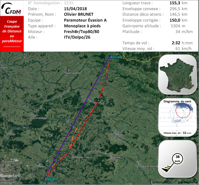 2235 - 15/04/18 - Olivier BRUNET - 150 km - homologué 22_fi596