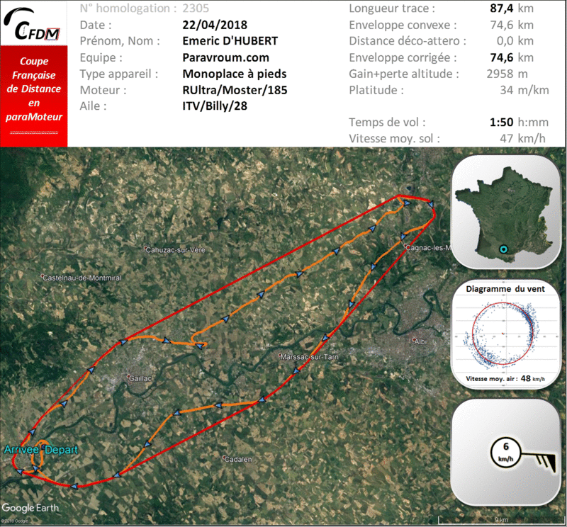 2305 - 22/04/18 - Emeric D'HUBERT - 75 km - homologué 22_fi670