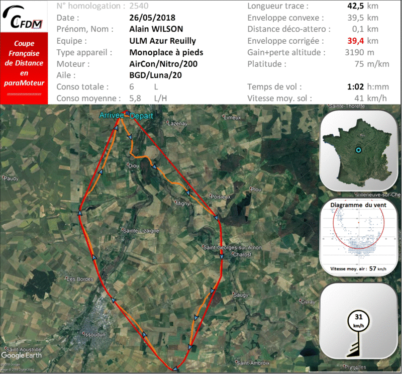 2540 - 26/05/18 - Alain WILSON - 39 km - pas homologué ! 22_fi922