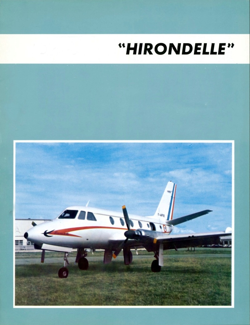 Plaquette de présentation DASSAULT MD 320 HIRONDELLE  Dassau11