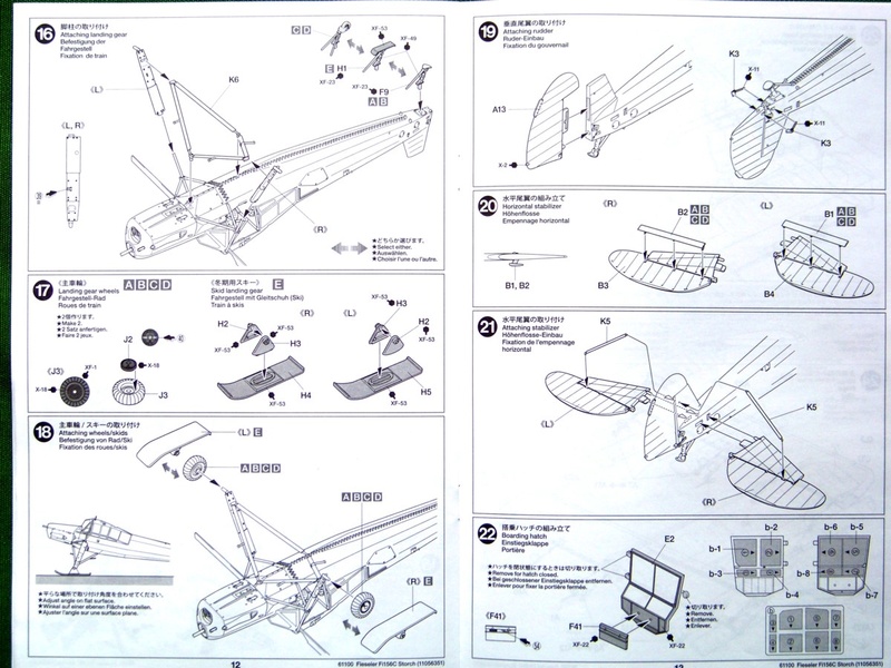 [TAMIYA] FIESELER Fi 156 C STORCH 1/48ème Réf 61100 Fi_15622