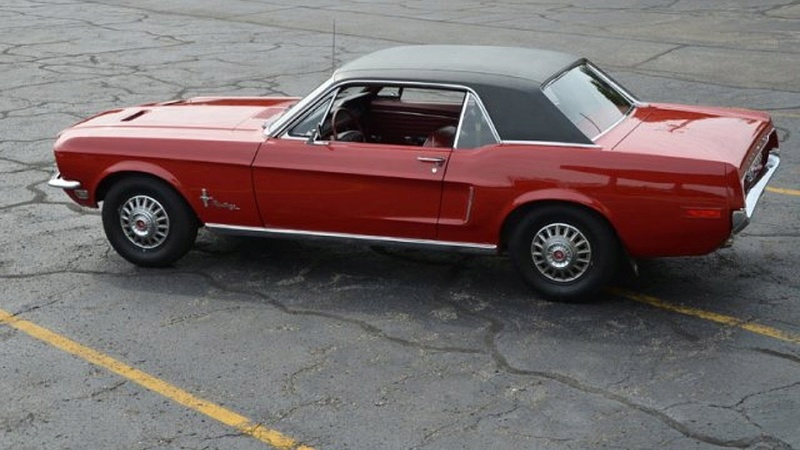 (23) Option, enjoliveurs de roue de luxe 14" pour Mustang 1968 1968-f12