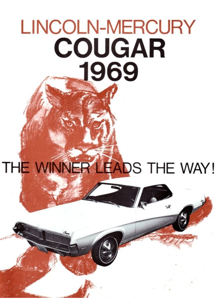Brochure de Mercury Cougar 1969 en Anglais 2601_110