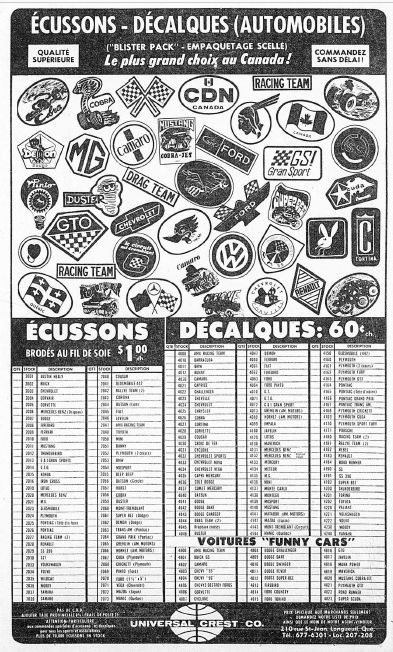 Décalques et écussons pour les chars en 1971 Ecusso11