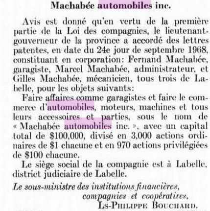 Machabé Automobiles Inc (Ford) Mac68g10