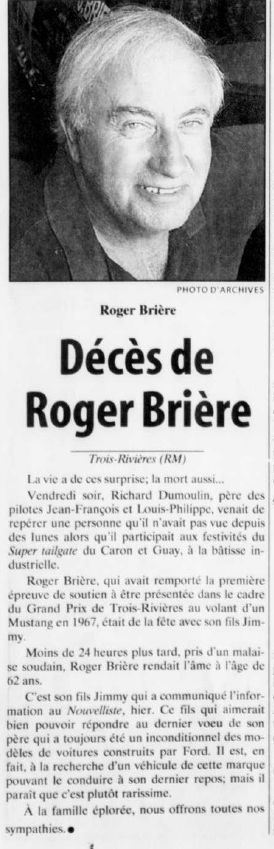 Course Labatt Trois Rivières 1967 Rbriyr11